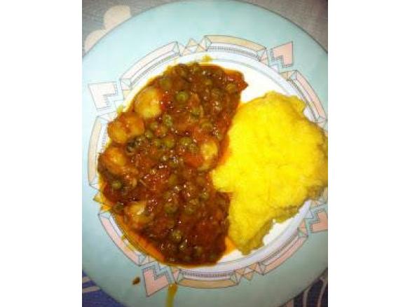 Seppie in umido coi piselli