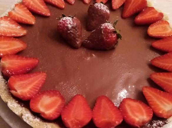 Crostata al Cioccolato e Fragole
