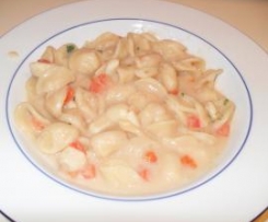 Orecchiette ai totani con crema di fagioli