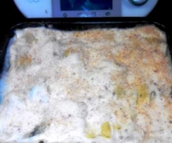 Lasanga  bianca alle melanzane con pasta fillo