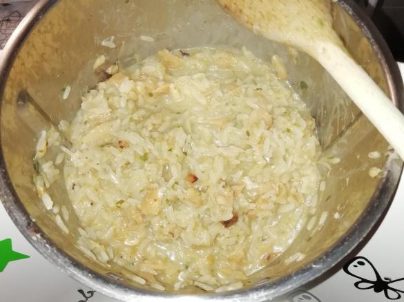 Risotto al baccalà cotto