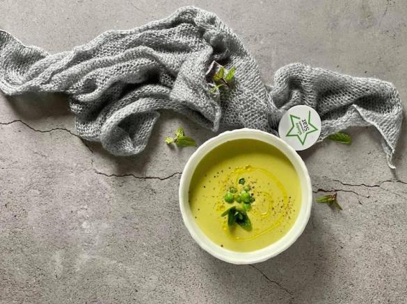 Crema fredda di piselli- Contest 7 ingredienti