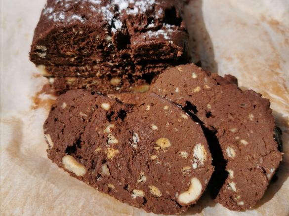 SALAME DI CIOCCOLATO E FAGIOLI CANNELLINI VEGAN - CONTEST LEGUMI