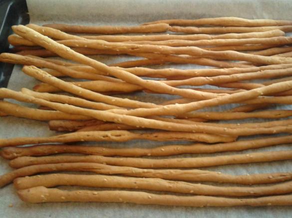 Grissini con riciclo di pasta madre senza lievitazione