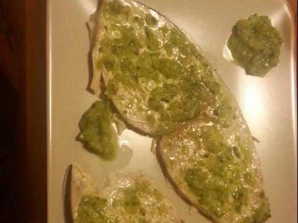 pesce spada in salsa di zucchine