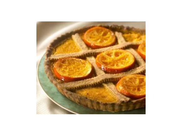 Crostata di carote e arance