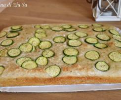 Focaccia alle zucchine