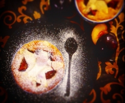 Cobbler di prugne rosse all'inglese