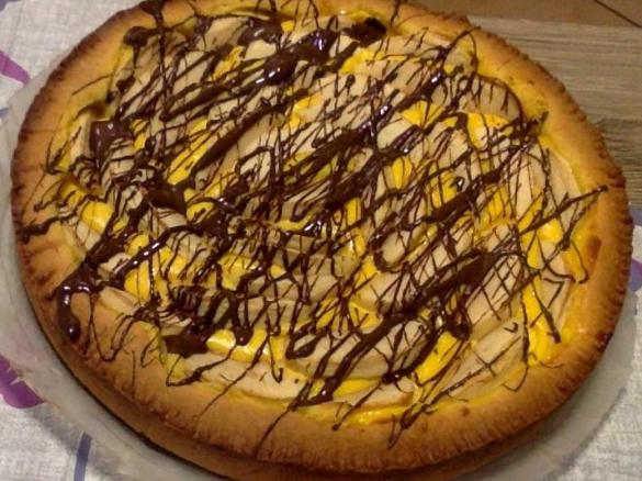 crostata di mele con crema pasticcera