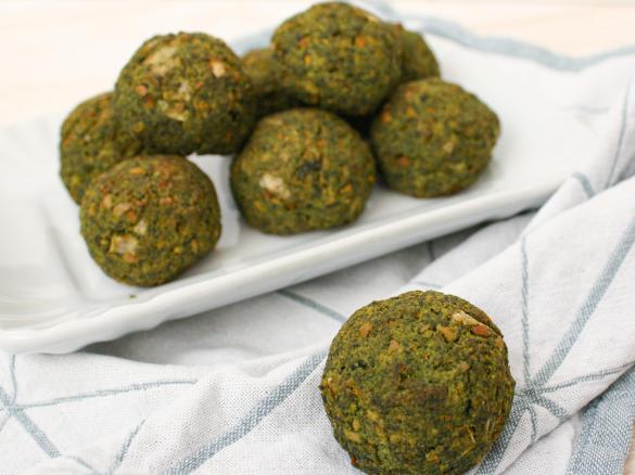 Polpettine di ceci e spinaci