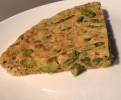 Frittata di asparagi e frutta secca