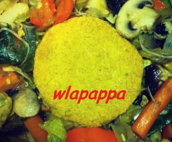 Vegan hamburger di amaranto al curry (gluten free)