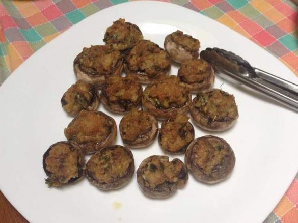 funghi imbottiti al forno