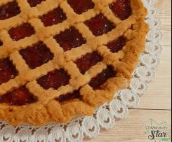 Crostata di marmellata con cuore morbido di formaggio spalmabile