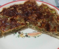 Quiche di fave carciofi e pecorino