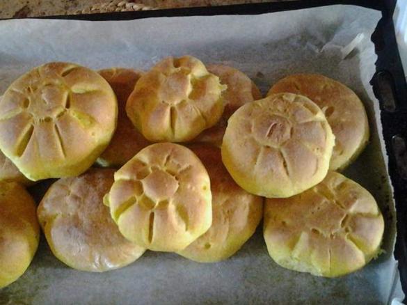 Rosette di pane alla Zucca