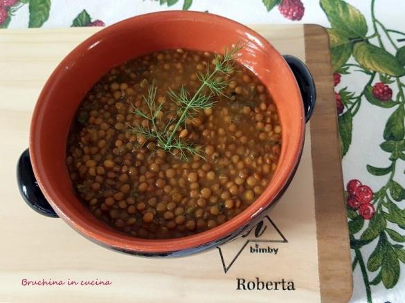 Zuppa di lenticchie con e senza pasta