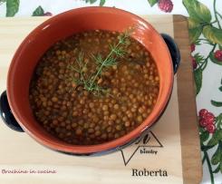 Zuppa di lenticchie con e senza pasta