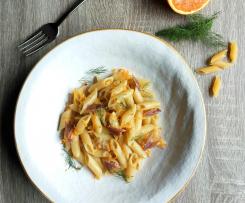 Pasta con Acciughe e Succo di Arance e Finocchietto selvatico
