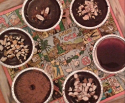 Budino al cioccolato con latte di soia