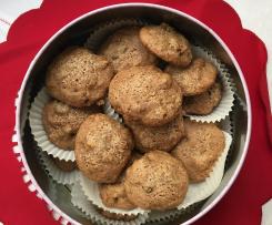 Cookies integrali ai frutti di bosco,cannella,noci e zenzero-Contest Natale