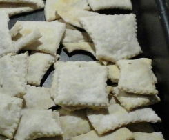 cracker con pasta madre