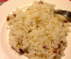 Riso basmati pilaf con pinoli ed uvette