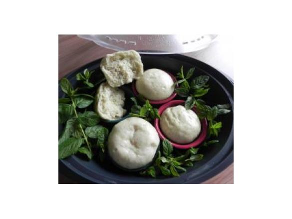 Panini alla menta al vapore