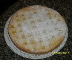 Crostata con crema alla nocciola