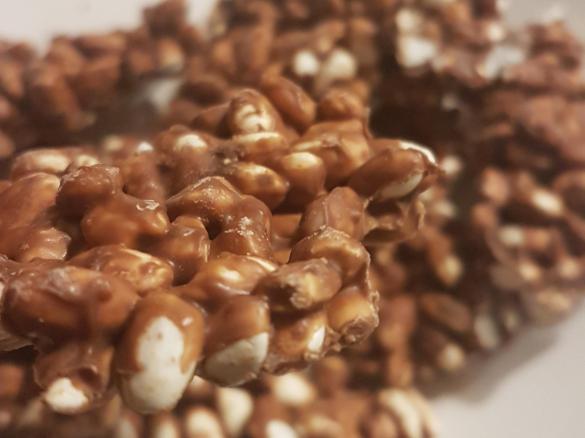 Barrette cioccolato e riso soffiato