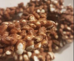 Barrette cioccolato e riso soffiato