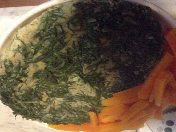 Frittata di agretti con carote