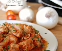 SALSICCIA E CIPOLLE IN UMIDO