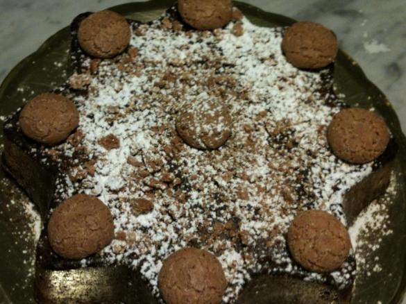 Torta cioccolato e amaretti