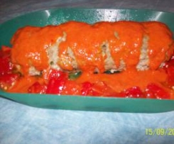 polpettone con crema di peperoni by corrada 