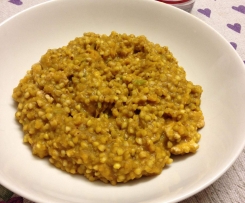 GRANO SARACENO ALLA CREMA DI ZUCCA E SALVIA CON LE NOCI