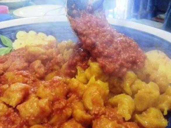 Ragù alla bolognese con granulare di soia