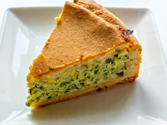 torta integrale di zucchine
