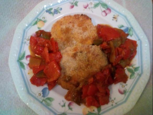 Crocchette carote e ricotta con  peperoni caramellati - contest secondi e contorni