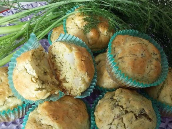 Muffin finocchietti selvatici e topinambur contest