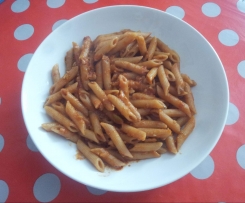 Penne integrali con ragù vegetale