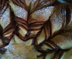 Fiore di panbrioche con nutella