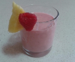 FRULLATO LAMPONI COCCO E ANANAS (anche contro lo stress!)