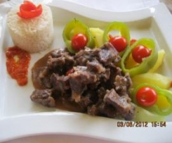 Bocconcini di manzo con patate e peperoni -Team Paloschi -Div. Maria Luigia