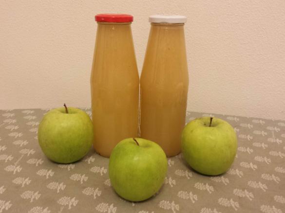 succo di frutta alla mela verde 