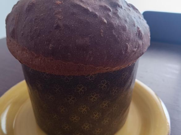 PAN PANETTONE (GIOVANNAF)  con Mousse al prosciutto e Salsa caprese