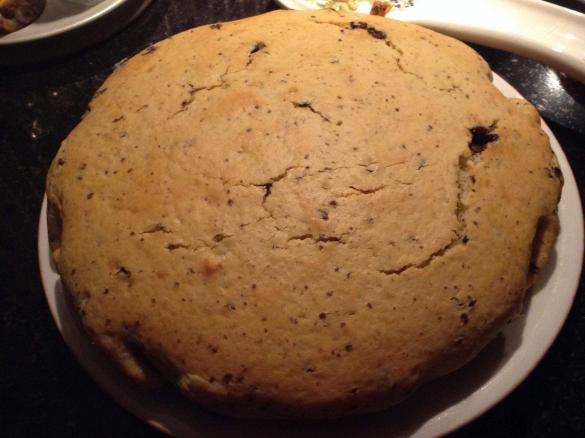 Torta farro, scaglie di cioccolata e ricotta (senza burro)