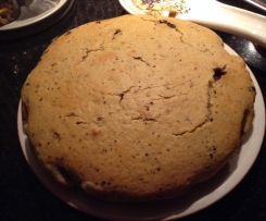 Torta farro, scaglie di cioccolata e ricotta (senza burro)