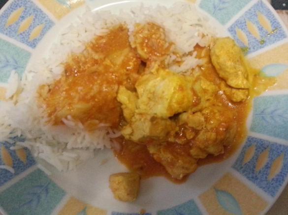 Pollo speziato con riso basmati al varoma