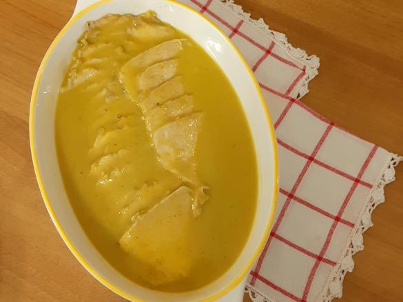 Trancio di Lonza a cottura lenta con salsa di verdure